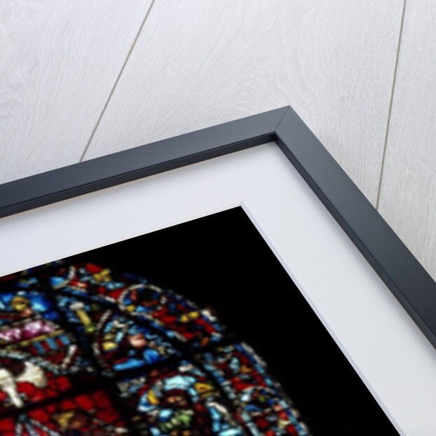 Stained glass window at Chartres Cathedreal by Anonymous