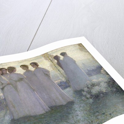 Sunday by Henri Eugene Le Sidaner