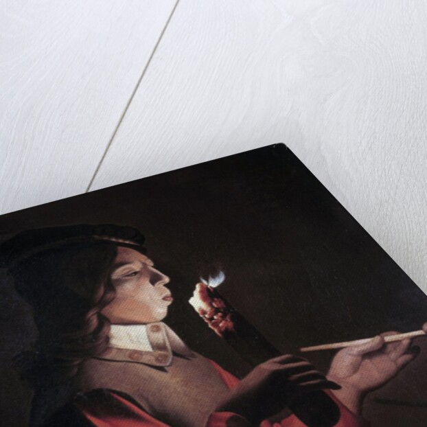 The Young Smoker by Georges de La Tour