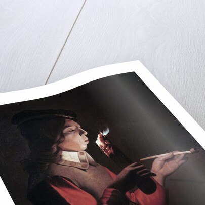 The Young Smoker by Georges de La Tour