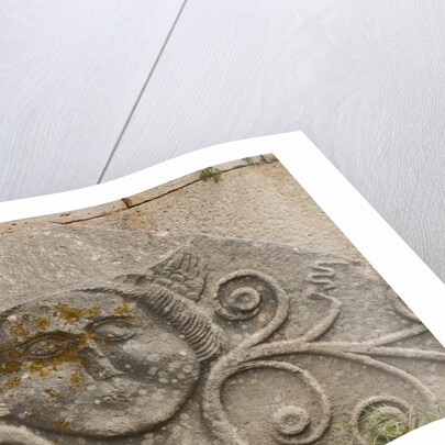 The archaeological ruins around Santissima Trinita church by Anonymous