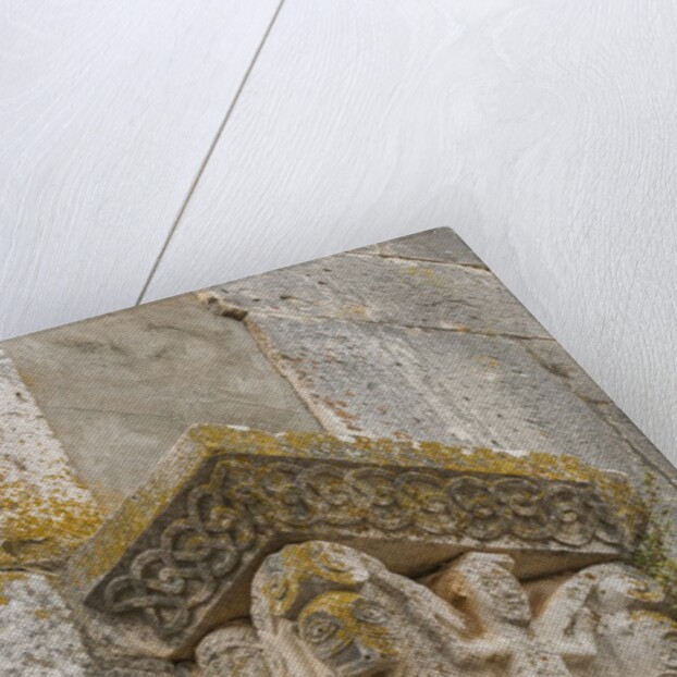 The archaeological ruins around Santissima Trinita church by Anonymous