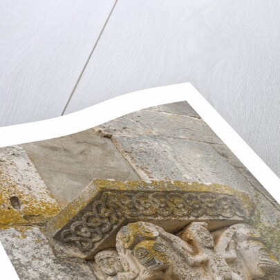 The archaeological ruins around Santissima Trinita church by Anonymous