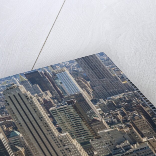 View of the town from Rockefeller Center Terrace by Anonymous