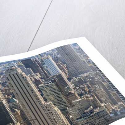 View of the town from Rockefeller Center Terrace by Anonymous