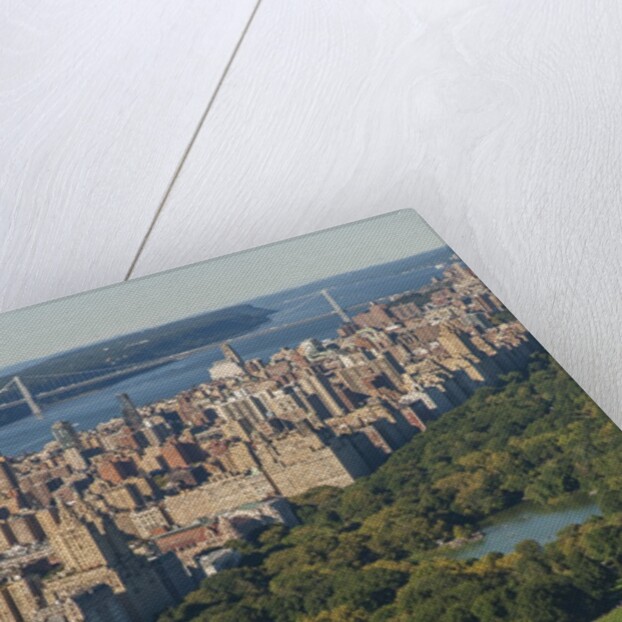 View of the town from Rockefeller Center Terrace by Anonymous