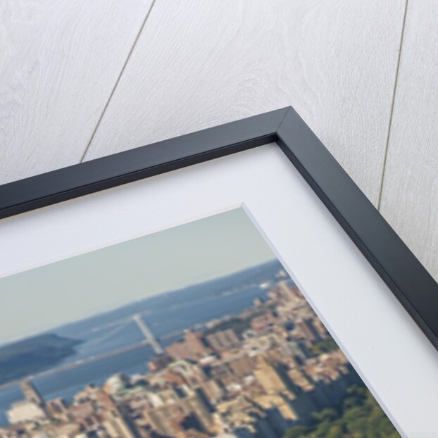 View of the town from Rockefeller Center Terrace by Anonymous