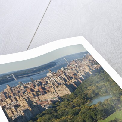 View of the town from Rockefeller Center Terrace by Anonymous
