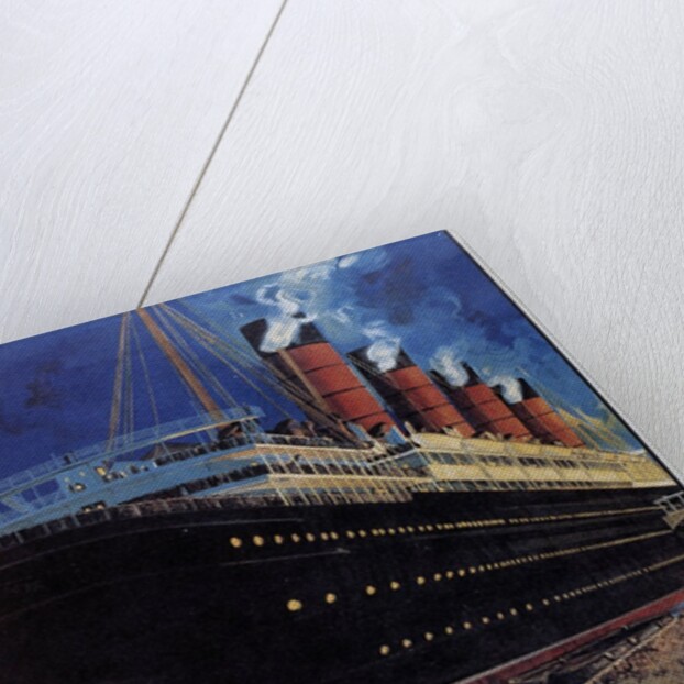 Poster for transatlantic crossings Cunard Line, 1908 by Anonymous