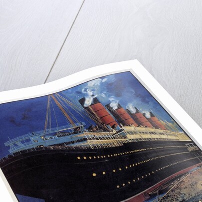 Poster for transatlantic crossings Cunard Line, 1908 by Anonymous