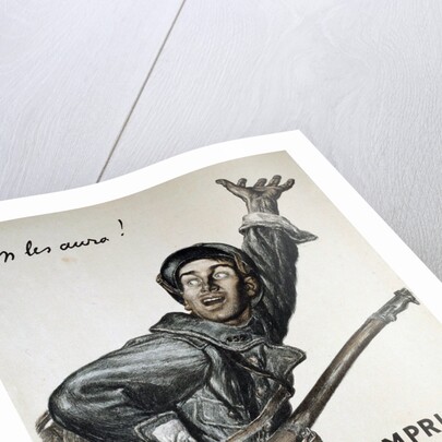 On les Aura! War Bond Poster by Jules Abel Faivre