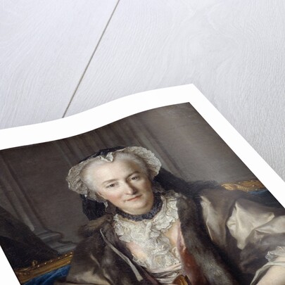 Portrait of Anne Jarry, Madame Dange by Louis Tocque
