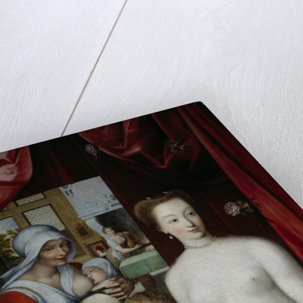 Gabrielle d'Estrees in her bath by Anonymous