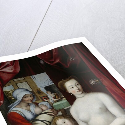 Gabrielle d'Estrees in her bath by Anonymous