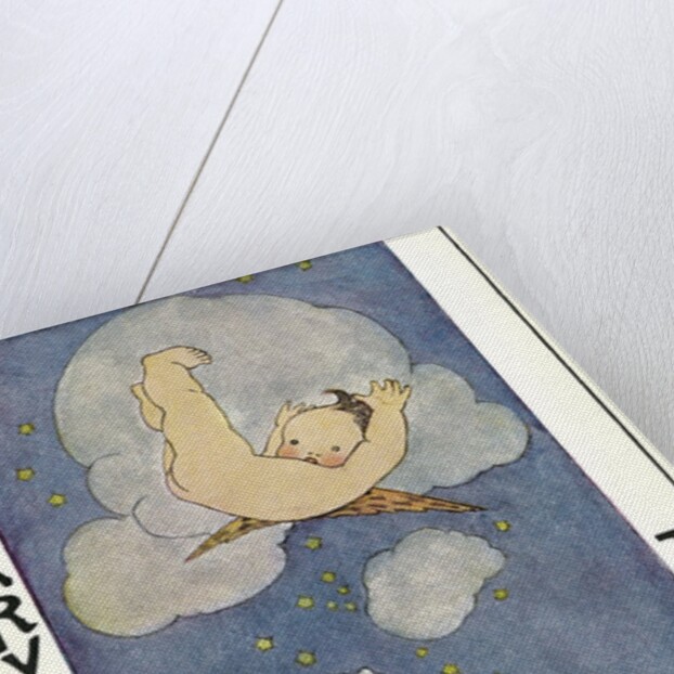 January, Cherub Falling out of Sky by Anonymous