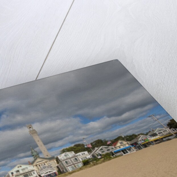 The seaside with Pilgrim Tower by Anonymous