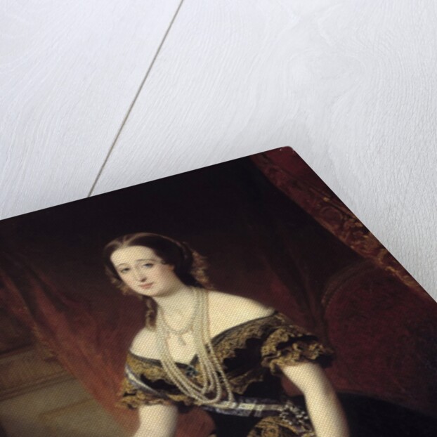 Portrait of Eugenie by Dubufe Edouard Louis Dubufe
