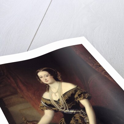 Portrait of Eugenie by Dubufe Edouard Louis Dubufe