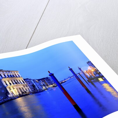 Canal Grande, view near the Accademia bridge. by Anonymous