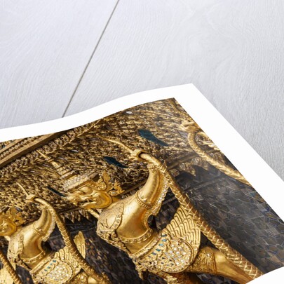 Grand Palace Complex, Wat Phra Kaew Temple (Temple of the Emerald Buddha), decorations with Garuda and Nagas statues by Anonymous
