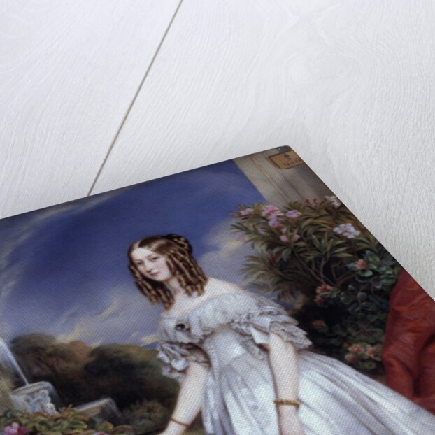 Portrait of the Duchess of Nemours by M.P. Julien Laurent