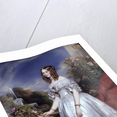 Portrait of the Duchess of Nemours by M.P. Julien Laurent