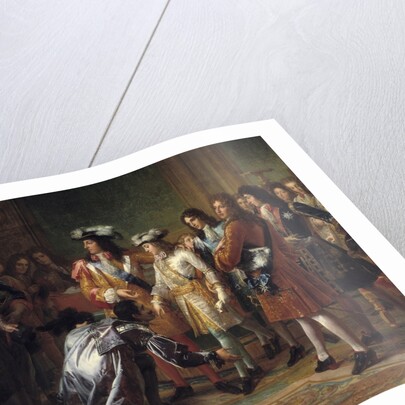 Duke of Anjou proclaimed King Felipe V of Spain by Francois Gerard