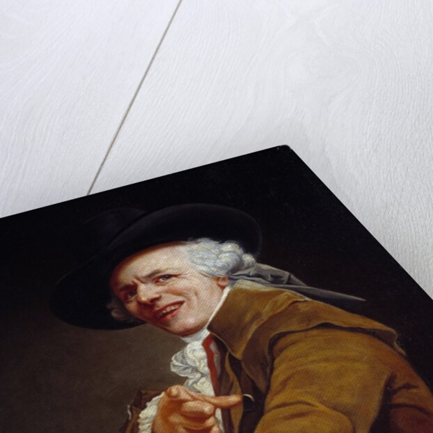 Self-Portrait of the artist with a mocking face by Joseph Ducreux