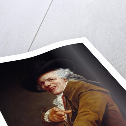 Self-Portrait of the artist with a mocking face by Joseph Ducreux