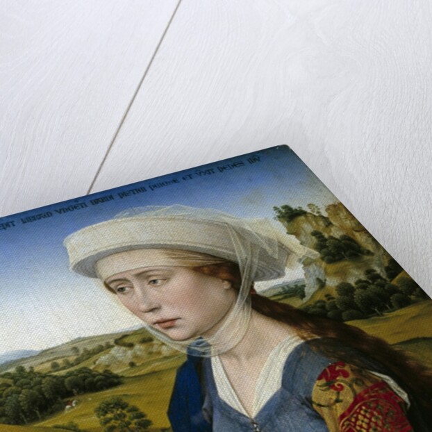 Mary Magdalene from the Triptych of the Braque Family by Rogier van der Weyden