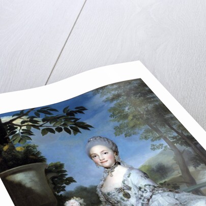 Portrait of Marie Louise of Parma, Princess of Asturias by Anton Raphael Mengs