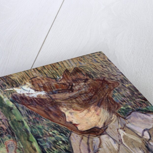 Portrait of Honorine Platzer (Woman with Gloves) by Henri de Toulouse-Lautrec