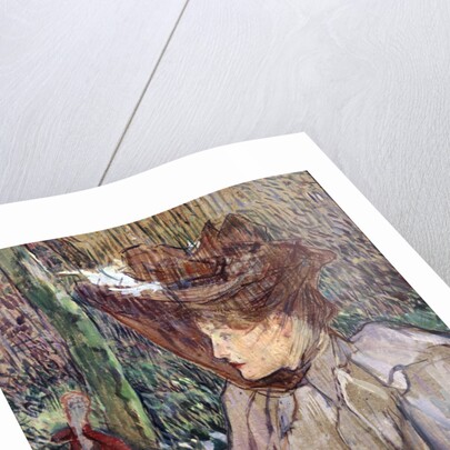 Portrait of Honorine Platzer (Woman with Gloves) by Henri de Toulouse-Lautrec