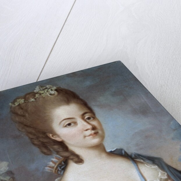 Portrait of Marie Aurore de Saxe, grandmother of the writer Georges Sand by Anonymous