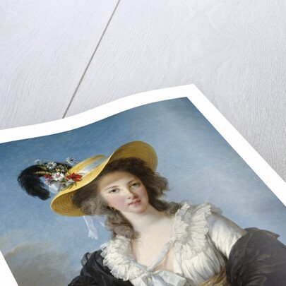 Portrait of the Duchess of Polignac by Elisabeth Vigee-Lebrun