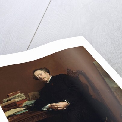 Portrait of Alexandre Dumas Fils by Jean-Louis-Ernest Meissonier