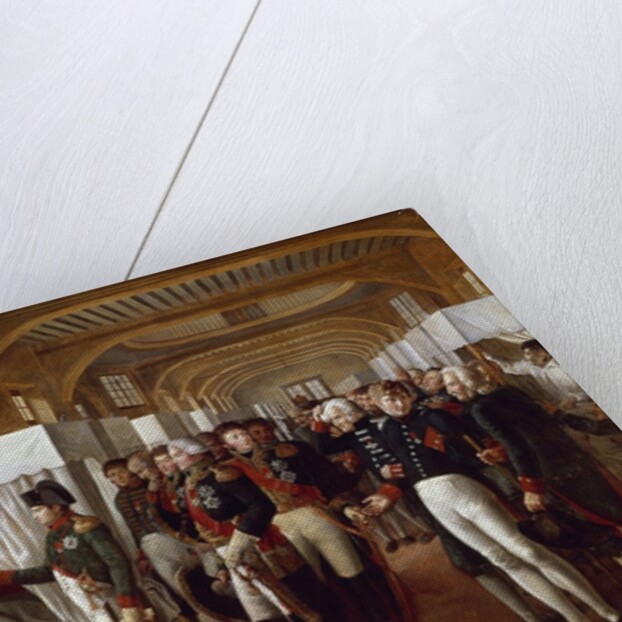 Napoleon Visiting the Infirmary of Invalides on 11th February 1808 by Alexandre Veron Bellecourt