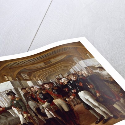 Napoleon Visiting the Infirmary of Invalides on 11th February 1808 by Alexandre Veron Bellecourt