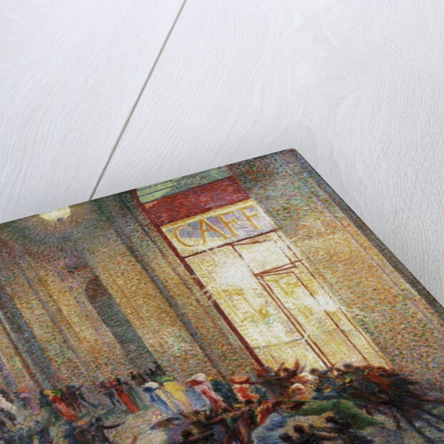 Brawl in the Galleria by Umberto Boccioni