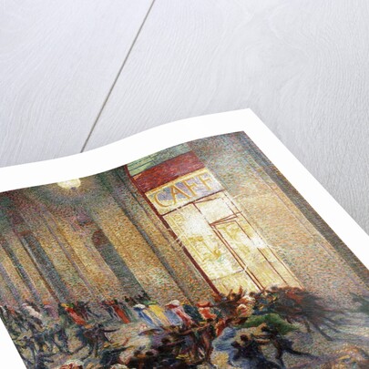 Brawl in the Galleria by Umberto Boccioni