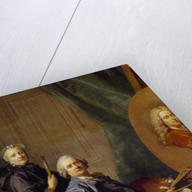 Louis Michel Van Loo and his sister by Louis Michel van Loo