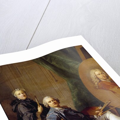 Louis Michel Van Loo and his sister by Louis Michel van Loo