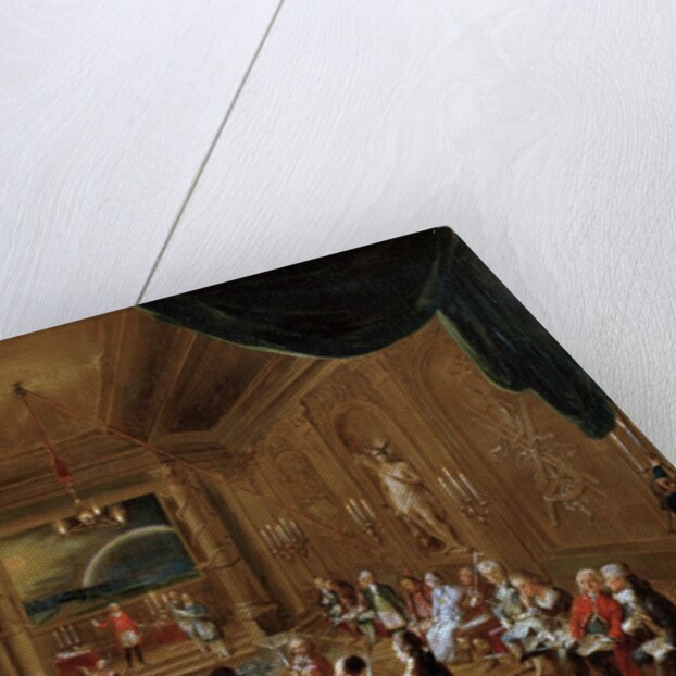Initiation ceremony in a Viennese Masonic Lodge by Anonymous
