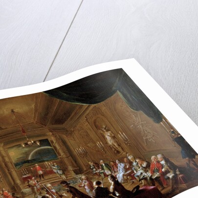 Initiation ceremony in a Viennese Masonic Lodge by Anonymous