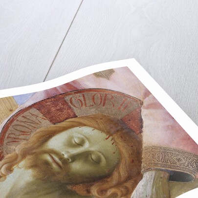 Detail of the Head of the Dead Christ by Fra Angelico