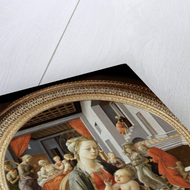 Madonna and Child with Scenes from the Life of the Virgin by Filippo Lippi