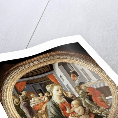 Madonna and Child with Scenes from the Life of the Virgin by Filippo Lippi