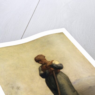 The Stubble Burner by Jean-Francois Millet