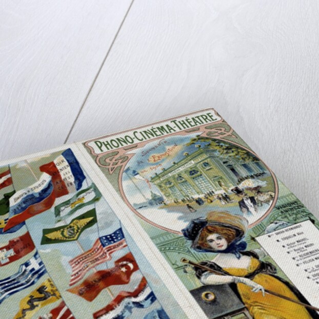 Poster advertising "Phono - cinema - theater", 1900 by Anonymous