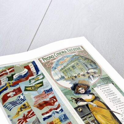 Poster advertising "Phono - cinema - theater", 1900 by Anonymous